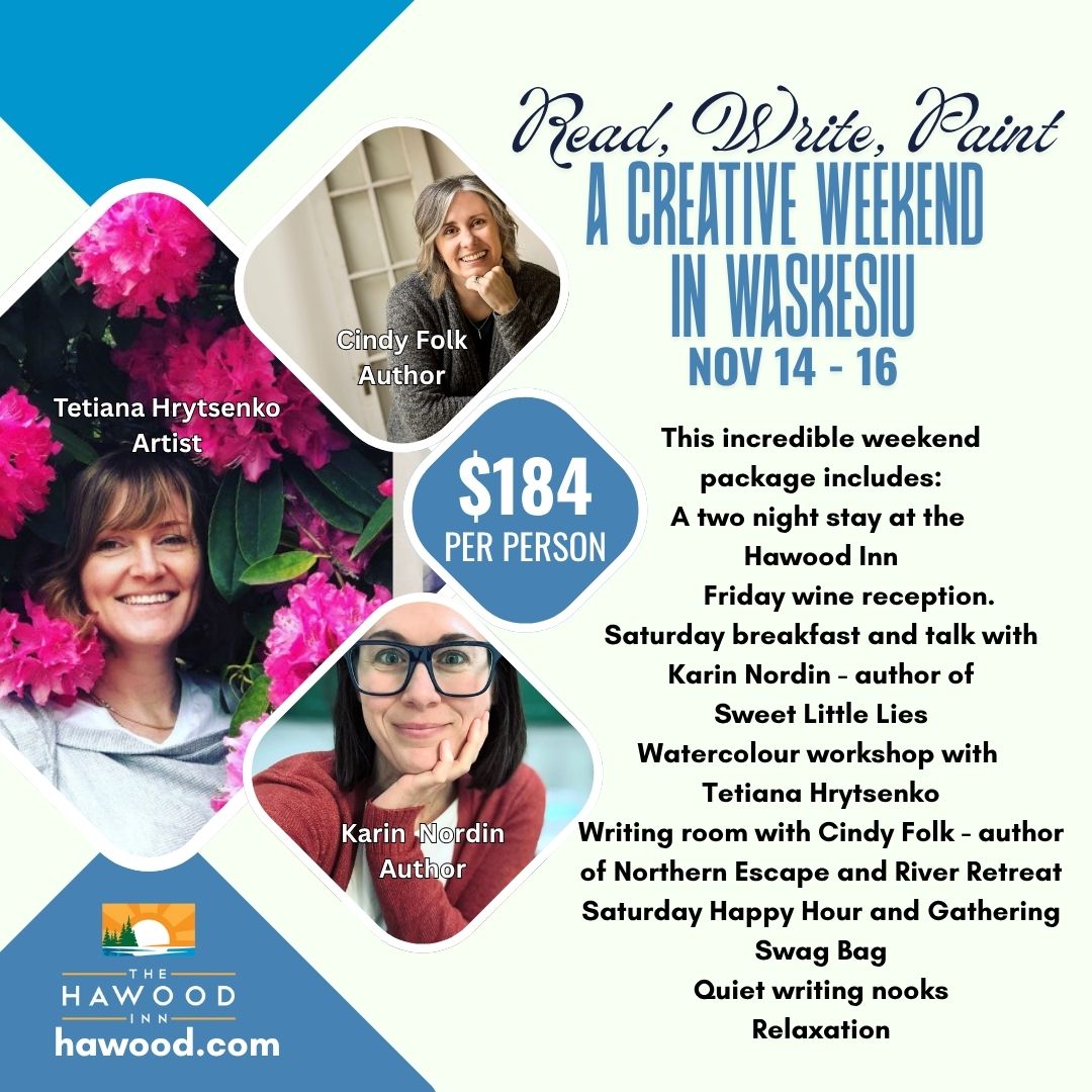 Read, Write, Paint: A Creative Weekend at the Hawood Inn