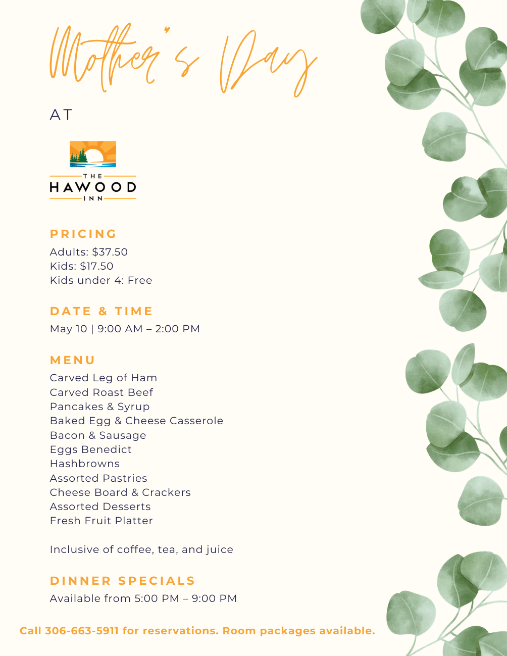 Mother's Day at the Hawood Inn