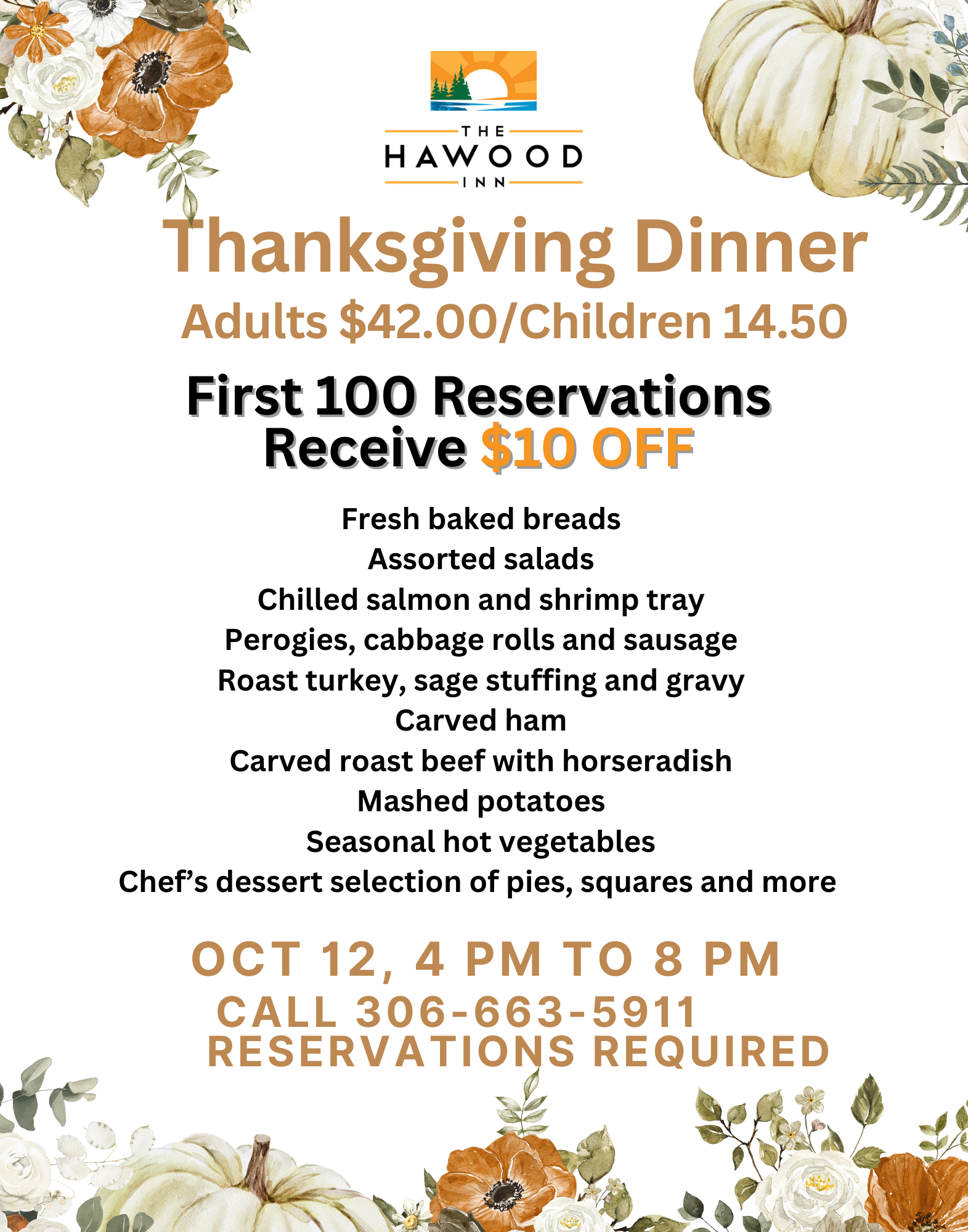 Thanksgiving Weekend at the Hawood Inn
